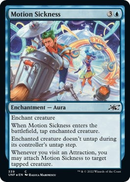 Image for Motion Sickness (Galaxy Foil) (339) [Unfinity] - Magic: The Gathering