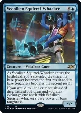 Image for Vedalken Squirrel-Whacker (Galaxy Foil) (349) [Unfinity] - Magic: The Gathering