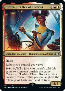 Image for Pietra, Crafter of Clowns (Galaxy Foil) (462) [Unfinity] - Magic: The Gathering