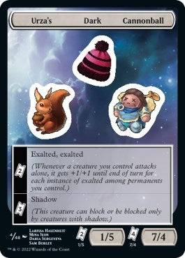 Image for Urza's Dark Cannonball (4) [Unfinity] - Magic: The Gathering