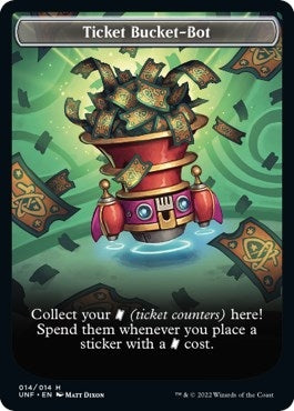 Ticket Bucket-Bot Token (14) [Unfinity Tokens]
