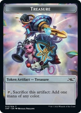 Image for Treasure Token (013) (13) [Unfinity] - Magic: The Gathering