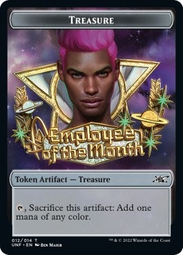 Image for Treasure Token (012) (12) [Unfinity] - Magic: The Gathering