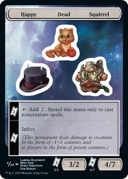 Image for Happy Dead Squirrel (8) [Unfinity] - Magic: The Gathering