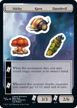 Image for Sticky Kavu Daredevil (16) [Unfinity] - Magic: The Gathering