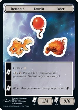 Image for Demonic Tourist Laser (21) [Unfinity] - Magic: The Gathering