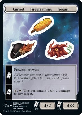 Image for Cursed Firebreathing Yogurt (22) [Unfinity] - Magic: The Gathering