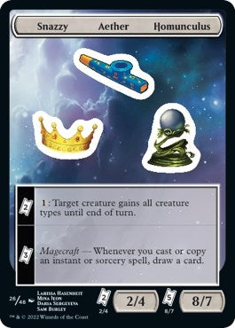 Image for Snazzy Aether Homunculus (26) [Unfinity] - Magic: The Gathering