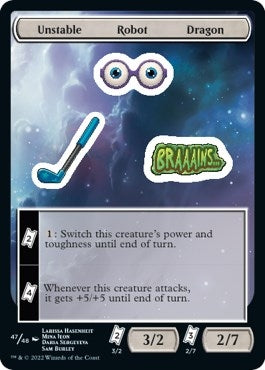 Image for Unstable Robot Dragon (47) [Unfinity] - Magic: The Gathering