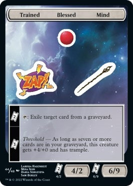 Image for Trained Blessed Mind (44) [Unfinity] - Magic: The Gathering
