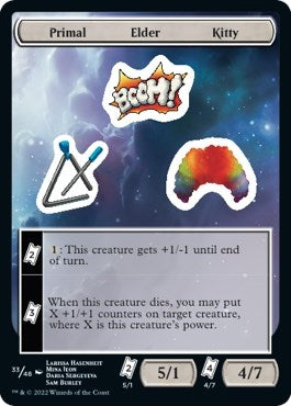 Image for Primal Elder Kitty (33) [Unfinity] - Magic: The Gathering
