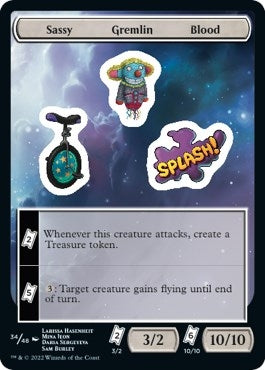 Image for Sassy Gremlin Blood (34) [Unfinity] - Magic: The Gathering