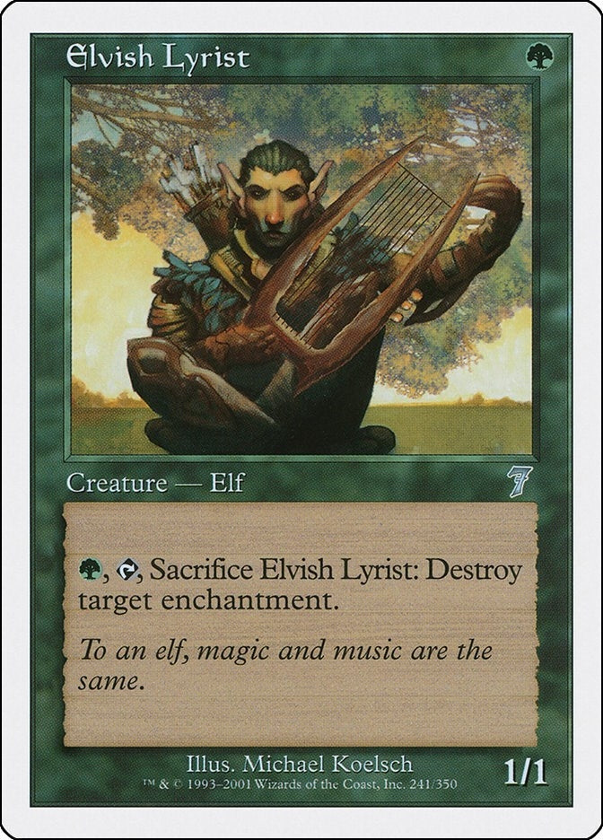 Image for Elvish Lyrist (241) [7th Edition] - Magic: The Gathering