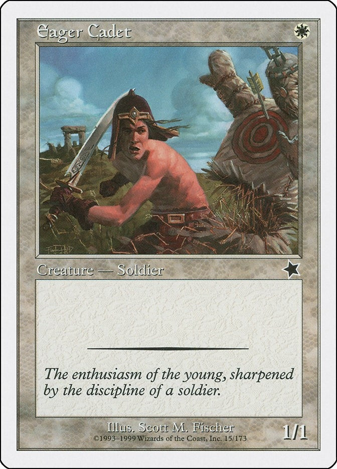 Image for Eager Cadet (15) [Starter 1999] - Magic: The Gathering