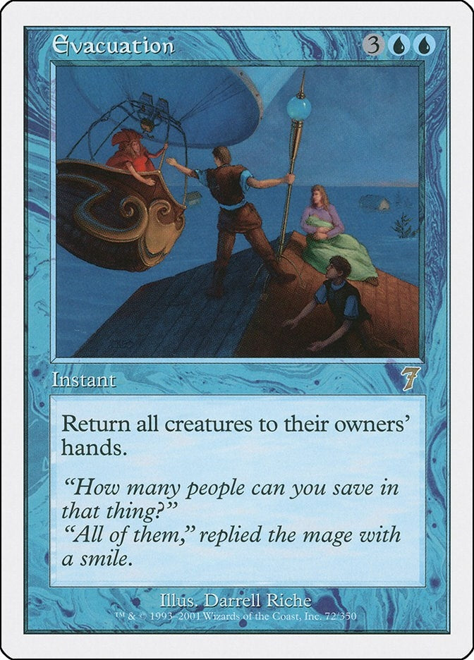 Image for Evacuation (72) [7th Edition] - Magic: The Gathering