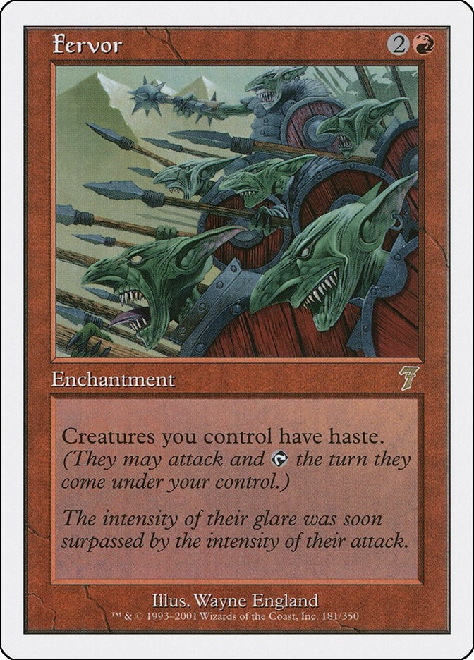 Image for Fervor (181) [7th Edition] - Magic: The Gathering