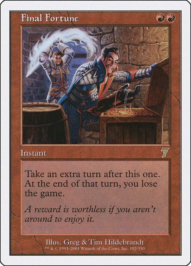 Image for Final Fortune (182) [7th Edition] - Magic: The Gathering