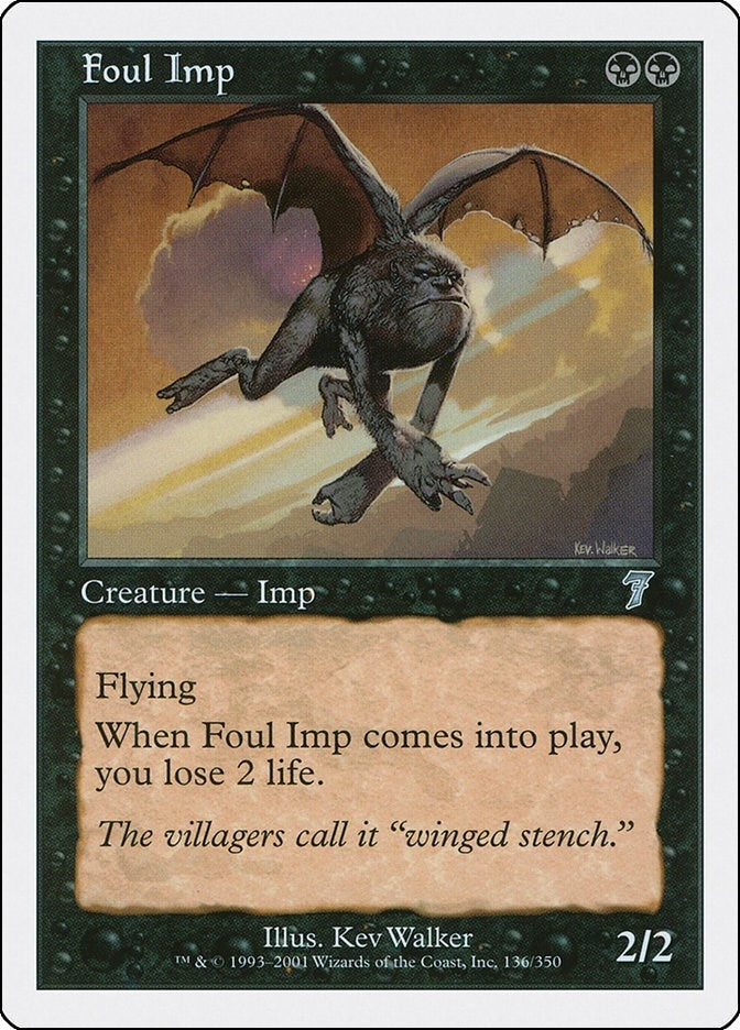 Image for Foul Imp (136) [7th Edition] - Magic: The Gathering
