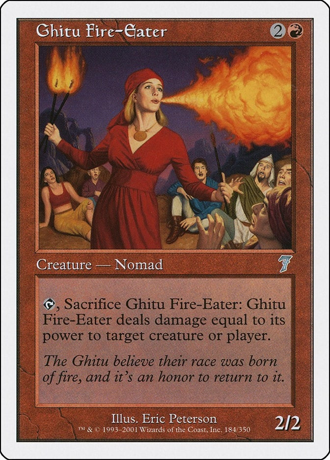Image for Ghitu Fire-Eater (184) [7th Edition] - Magic: The Gathering