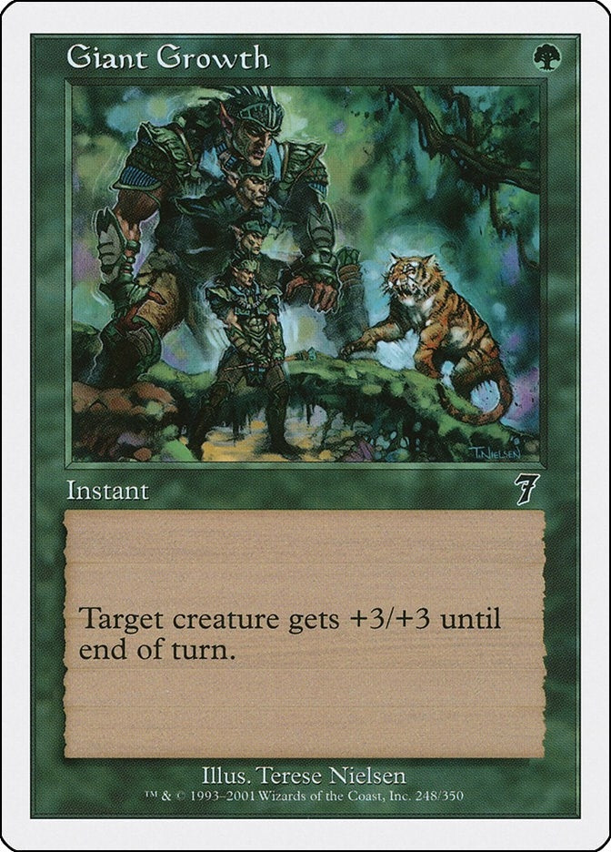 Image for Giant Growth (248) [7th Edition] - Magic: The Gathering