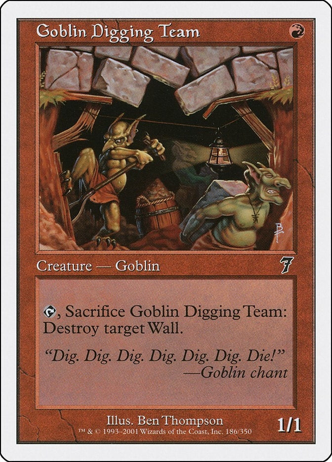 Image for Goblin Digging Team (186) [7th Edition] - Magic: The Gathering