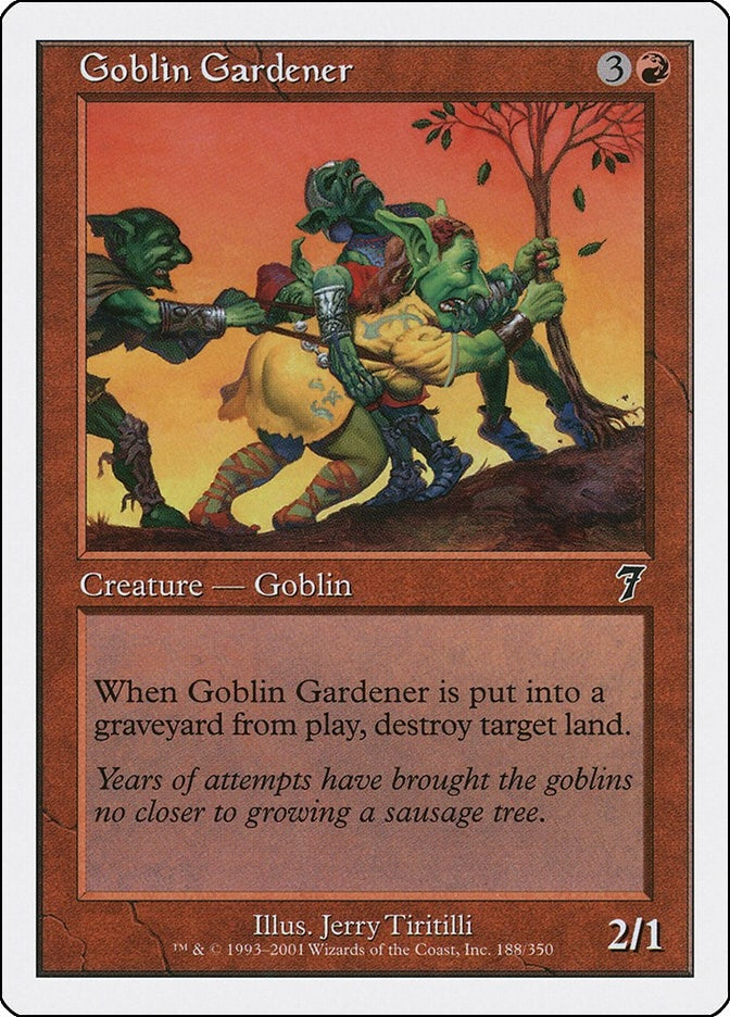 Image for Goblin Gardener (188) [7th Edition] - Magic: The Gathering