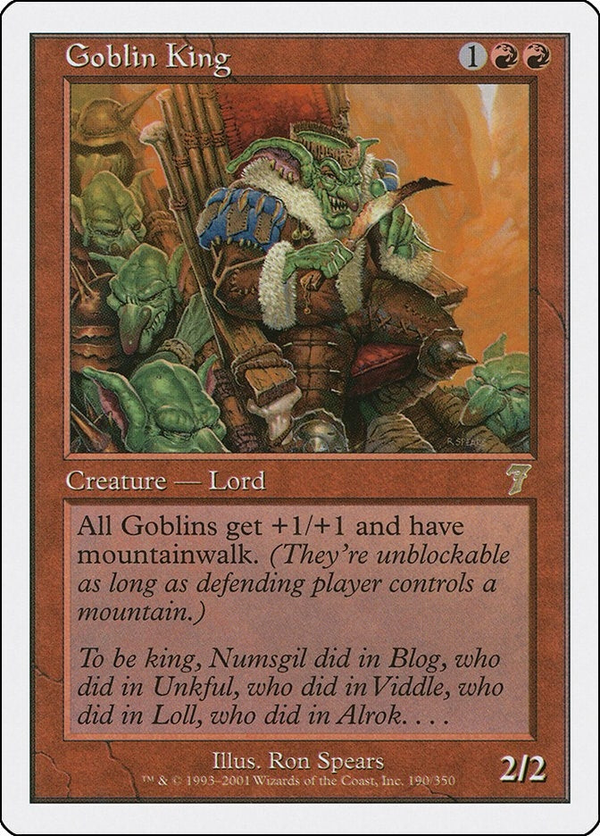Image for Goblin King (190) [7th Edition] - Magic: The Gathering