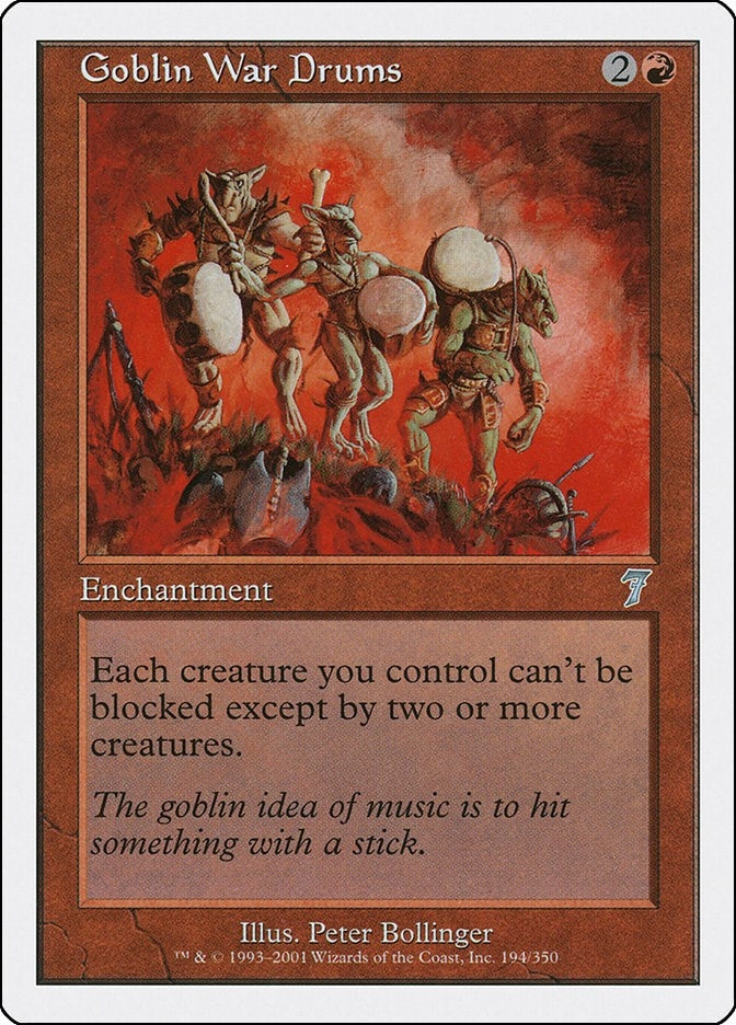 Image for Goblin War Drums (194) [7th Edition] - Magic: The Gathering