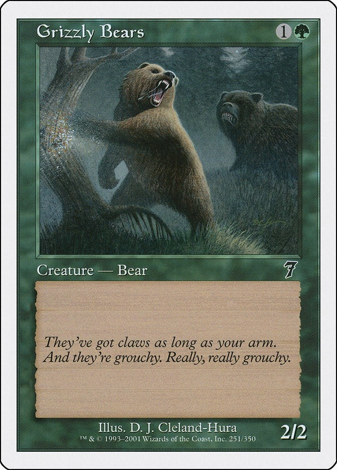 Image for Grizzly Bears (251) [7th Edition] - Magic: The Gathering