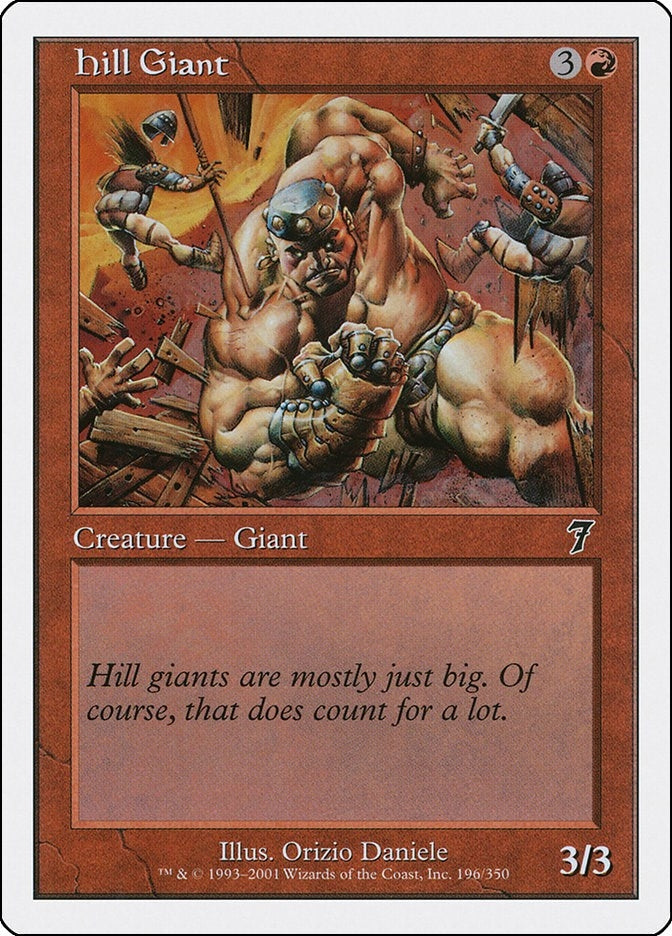 Image for Hill Giant (196) [7th Edition] - Magic: The Gathering