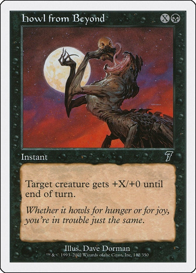 Image for Howl from Beyond (142) [7th Edition] - Magic: The Gathering