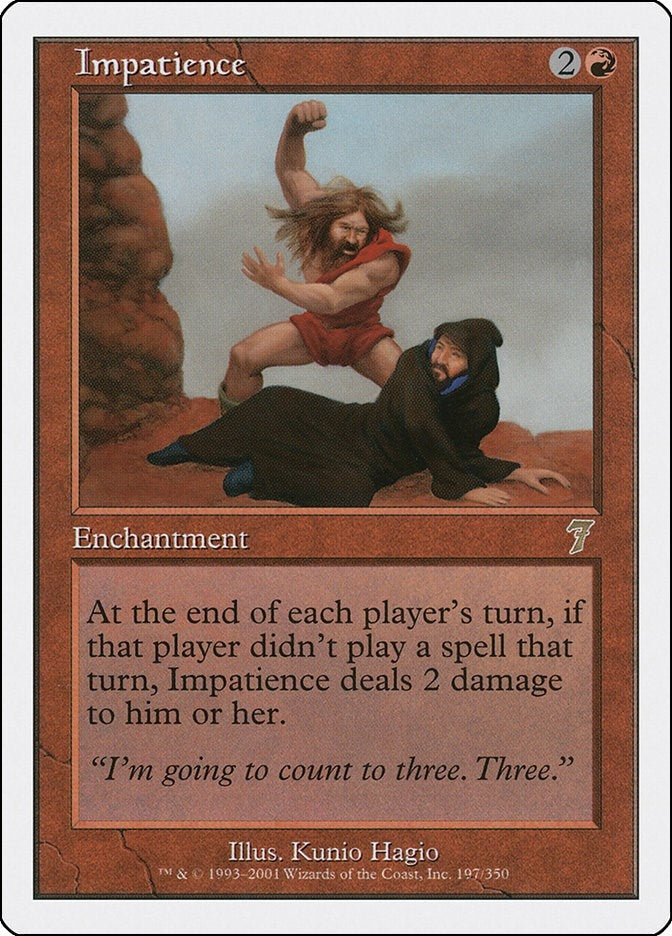 Image for Impatience (197) [7th Edition] - Magic: The Gathering