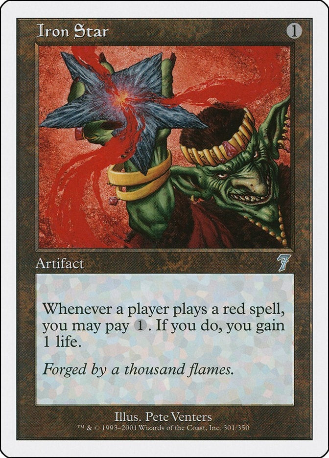 Image for Iron Star (301) [7th Edition] - Magic: The Gathering