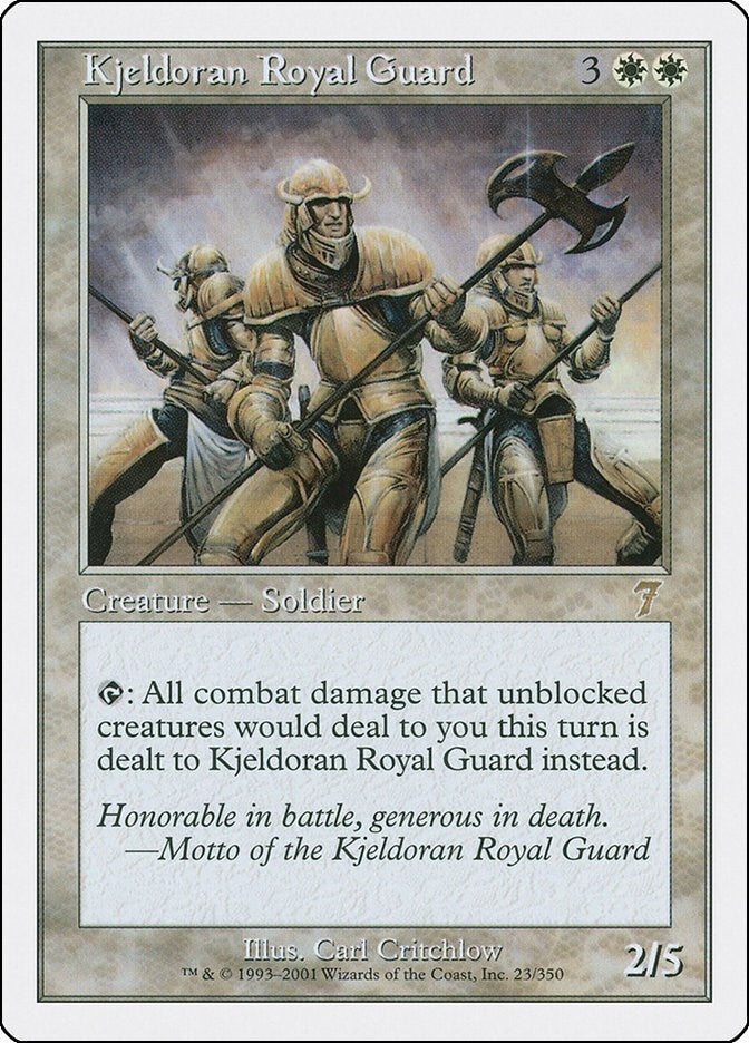 Image for Kjeldoran Royal Guard (23) [7th Edition] - Magic: The Gathering