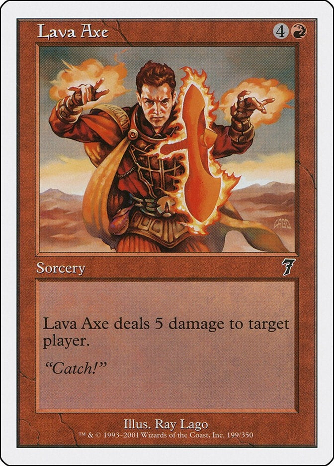 Image for Lava Axe (199) [7th Edition] - Magic: The Gathering