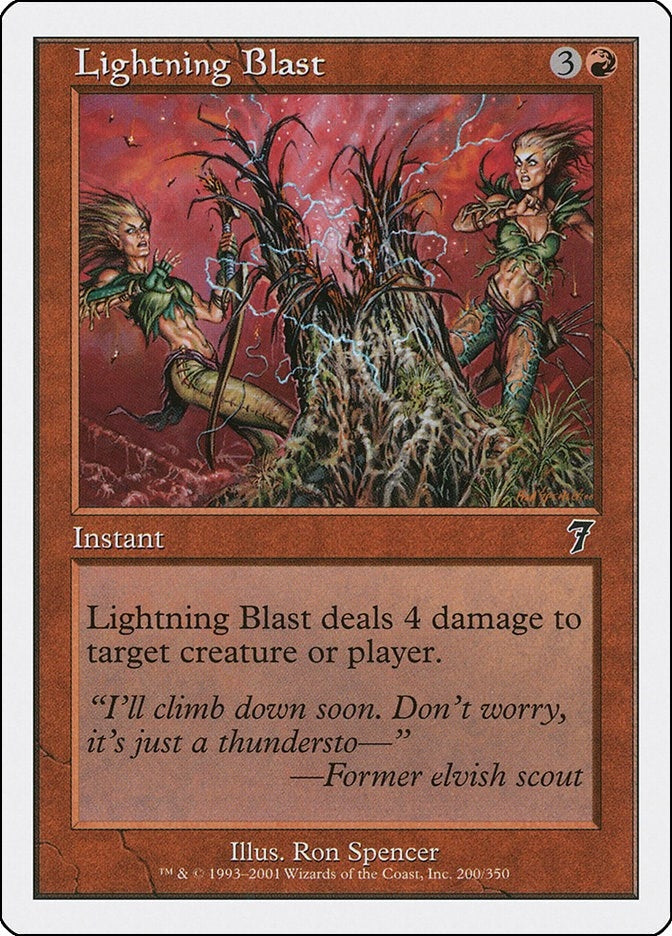 Image for Lightning Blast (200) [7th Edition] - Magic: The Gathering