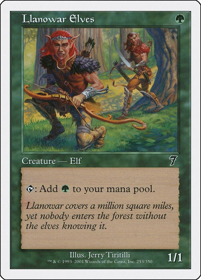 Image for Llanowar Elves (253) [7th Edition] - Magic: The Gathering