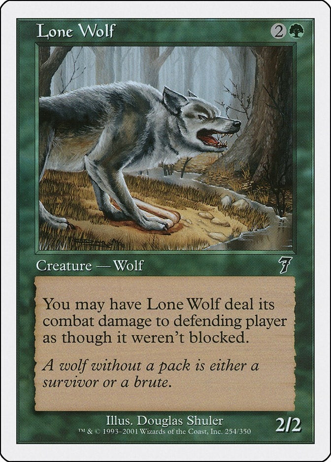 Image for Lone Wolf (254) [7th Edition] - Magic: The Gathering