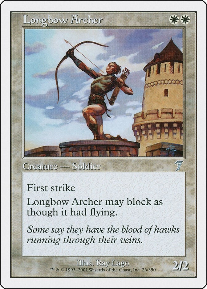 Image for Longbow Archer (26) [7th Edition] - Magic: The Gathering