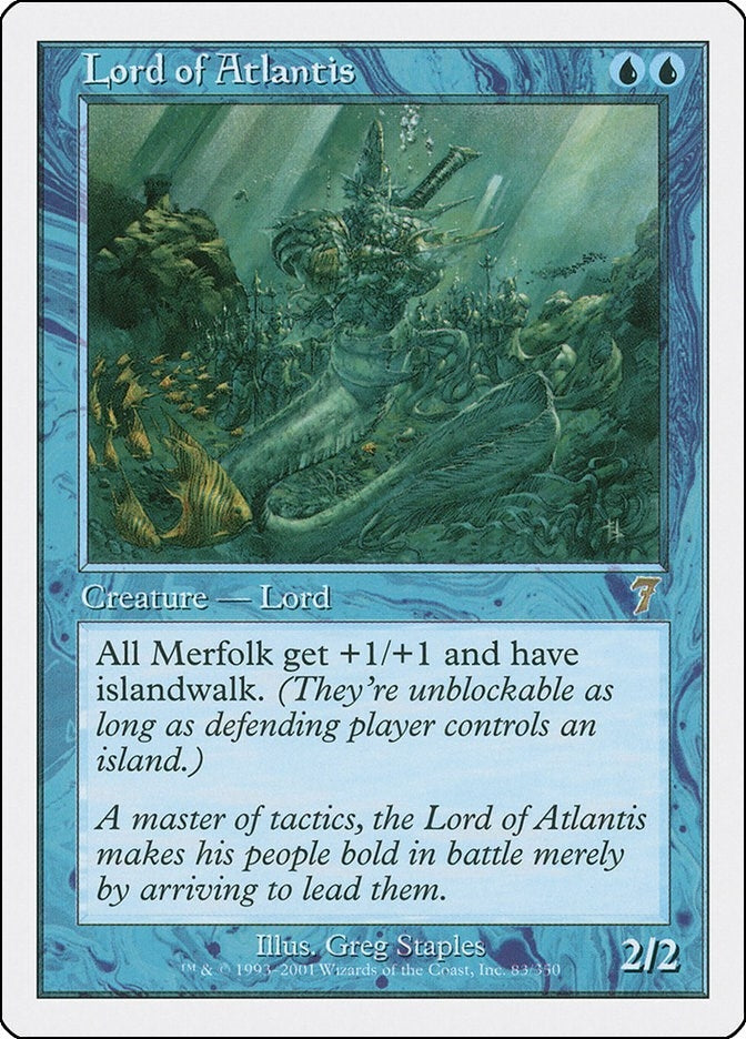 Image for Lord of Atlantis (83) [7th Edition] - Magic: The Gathering