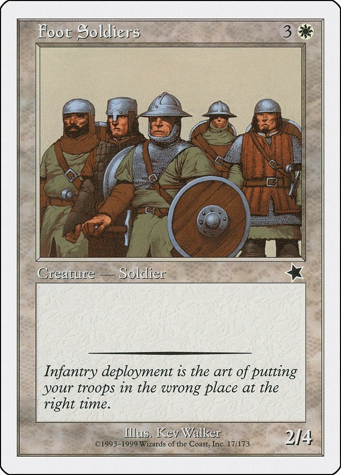 Image for Foot Soldiers (17) [Starter 1999] - Magic: The Gathering