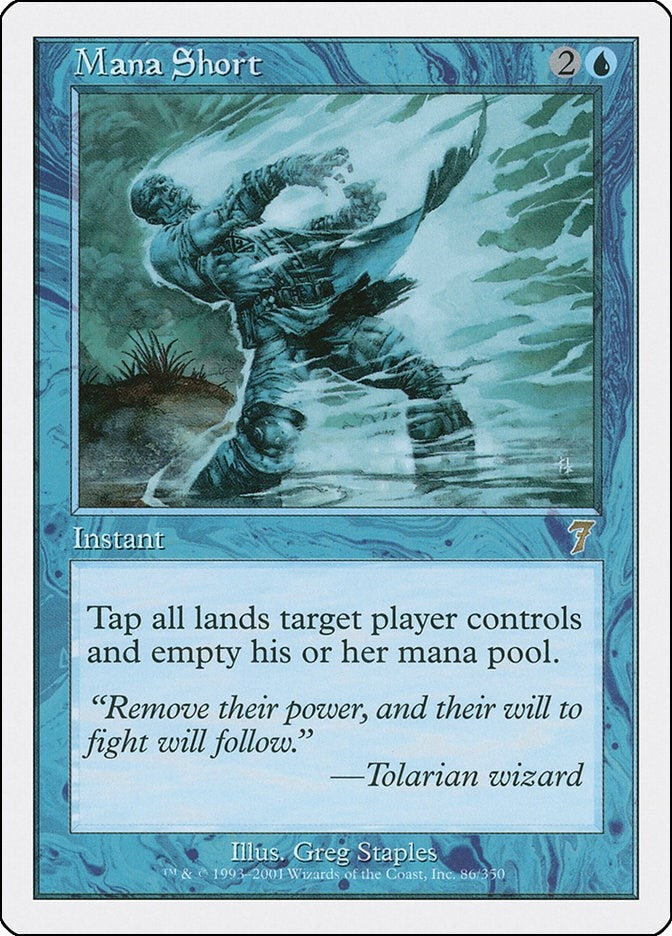 Image for Mana Short (86) [7th Edition] - Magic: The Gathering