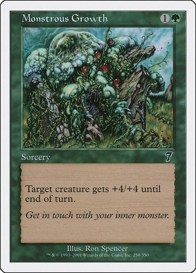 Image for Monstrous Growth (258) [7th Edition] - Magic: The Gathering