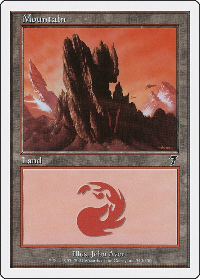Image for Mountain (340) (340) [7th Edition] - Magic: The Gathering