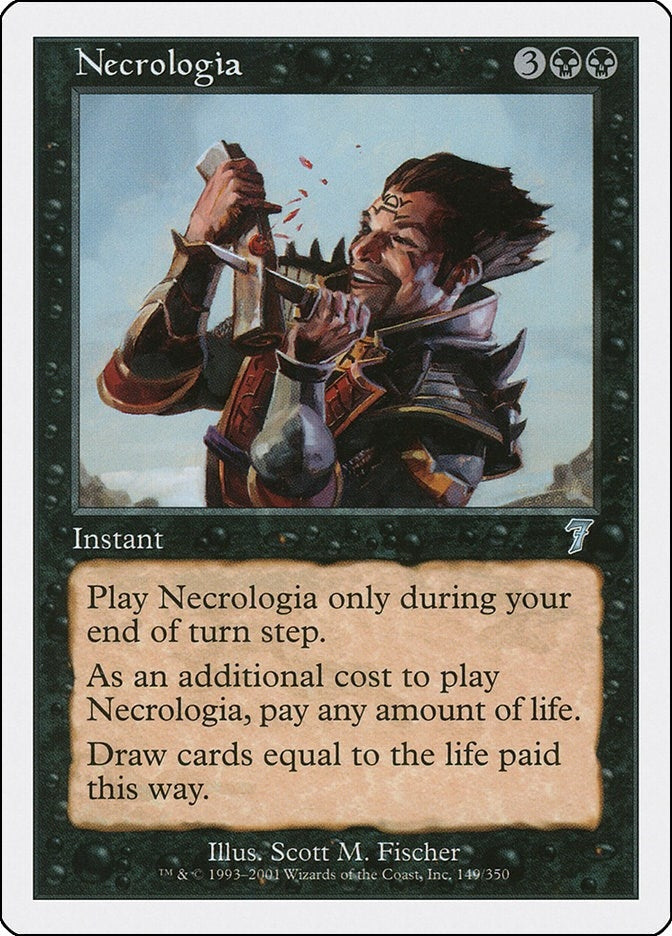 Image for Necrologia (149) [7th Edition] - Magic: The Gathering