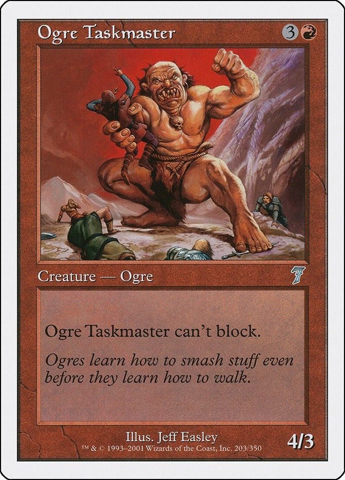 Image for Ogre Taskmaster (203) [7th Edition] - Magic: The Gathering