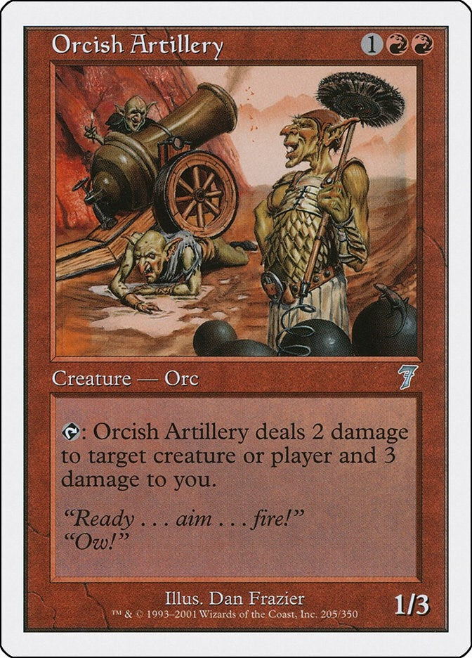 Image for Orcish Artillery (205) [7th Edition] - Magic: The Gathering