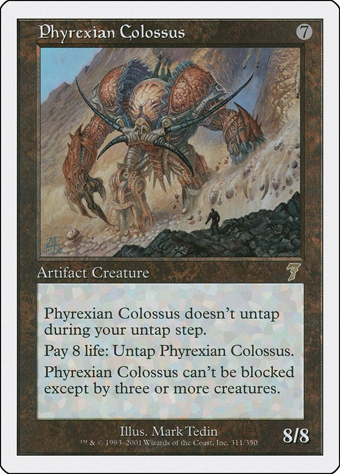Image for Phyrexian Colossus (311) [7th Edition] - Magic: The Gathering