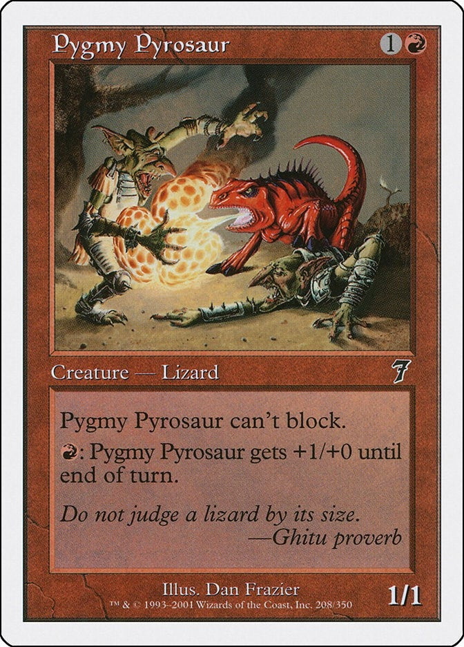 Image for Pygmy Pyrosaur (208) [7th Edition] - Magic: The Gathering