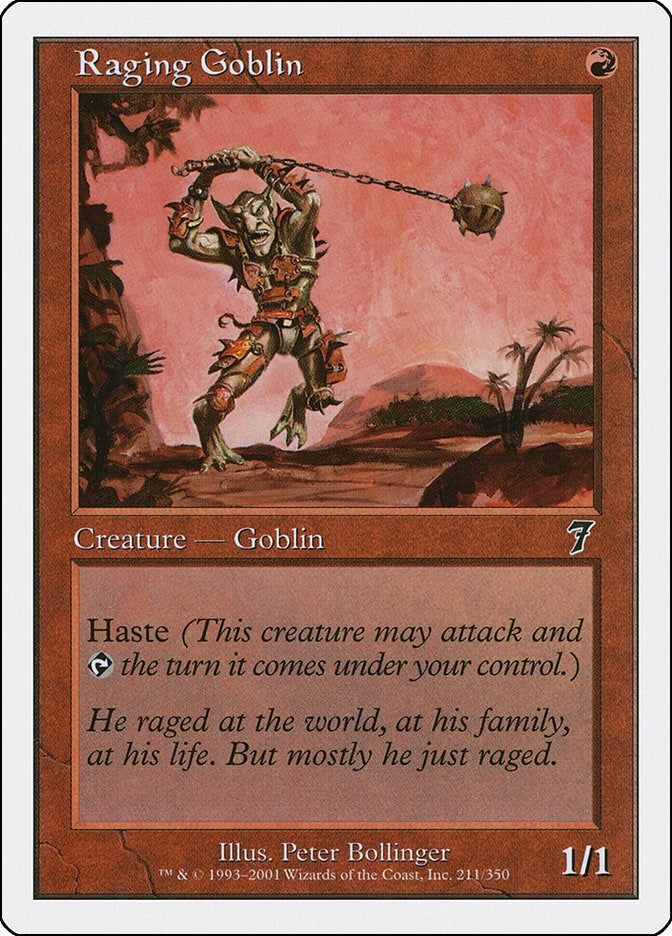 Image for Raging Goblin (211) [7th Edition] - Magic: The Gathering